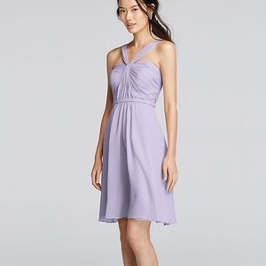 David’s Bridal Y Chiffon Iris